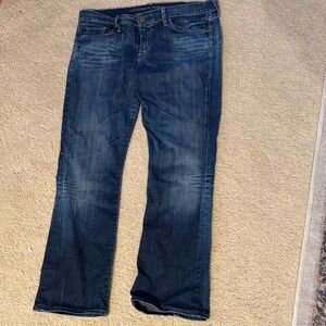 Citizens Of Humanity  Blue Bootcut Jeans